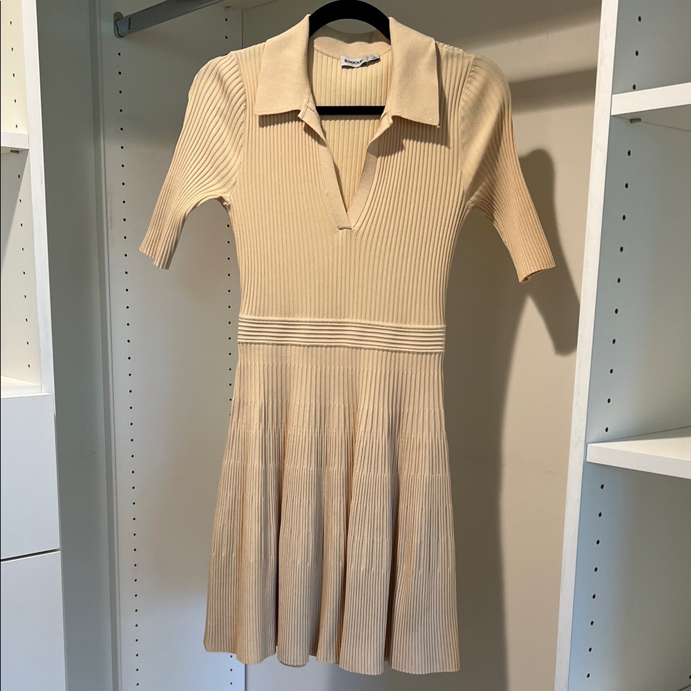 SIMKHAI Collared Mini Dress - Picture 3 of 7